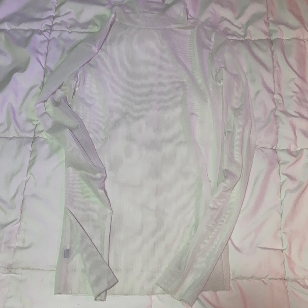 Mesh turtleneck
